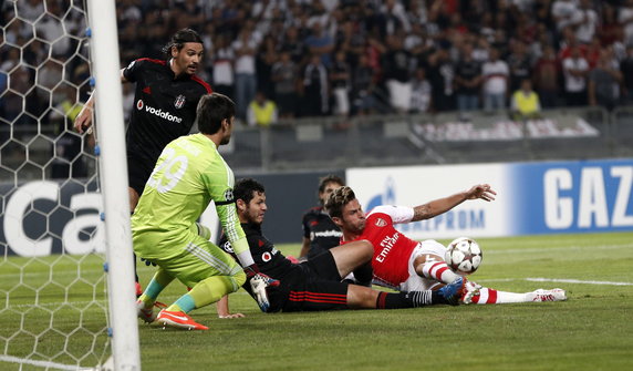 TURKEY SOCCER UEFA CHAMPIONS LEAGUE (Besiktas Istanbul vs Arsenal)