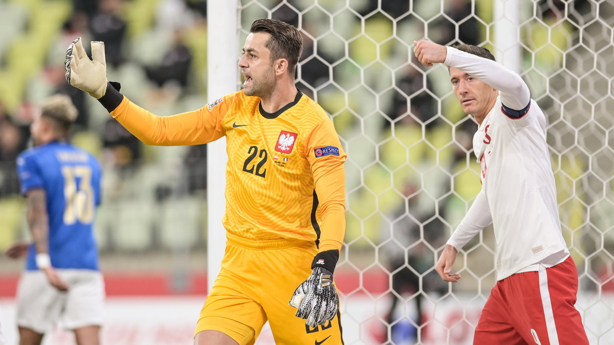 Łukasz Fabiański i Robert Lewandowski