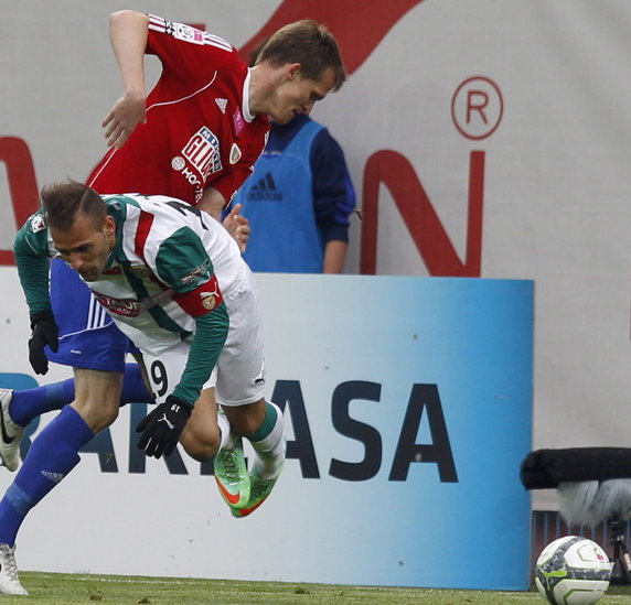 PIŁKARSKA EKSTRAKLASA PIAST GLIWICE KONTRA ŚLĄSK WROCŁAW ( Csaba Horvath Marco Lopes Paixao )