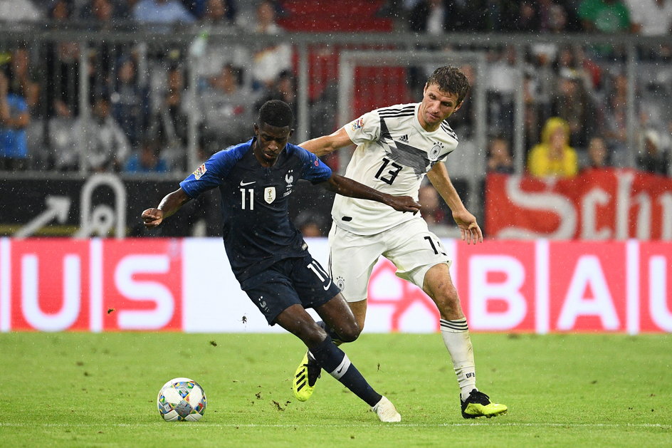 Ousmane Dembele i Thomas Müller