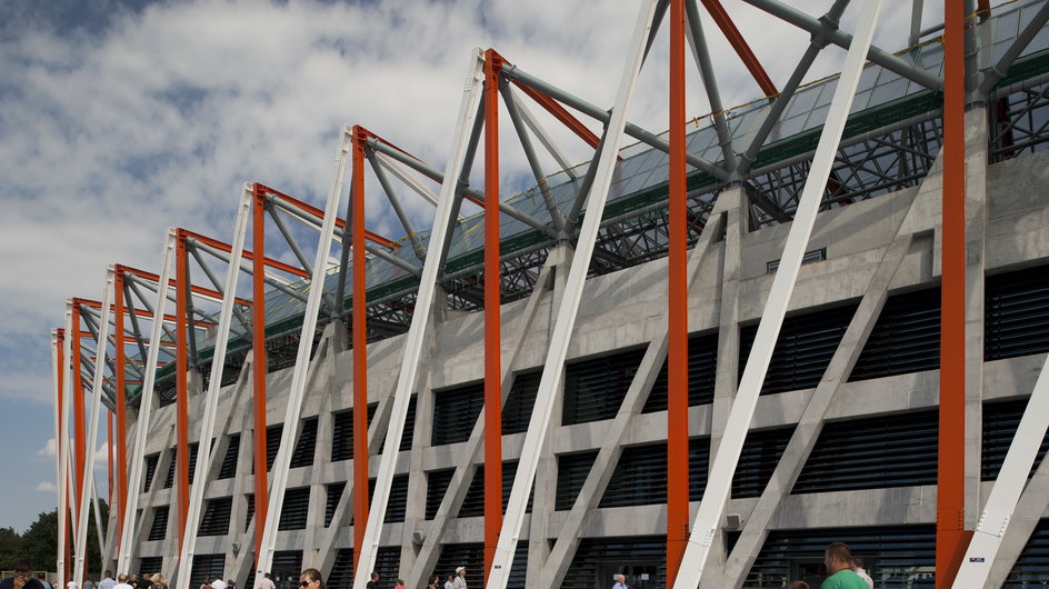 Stadion Jagiellonii Białystok - budowa