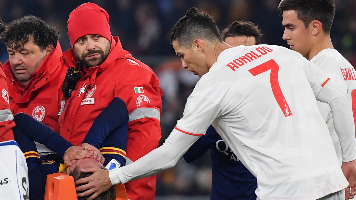 Cristiano Ronaldo (Juventus) i Nicolo Zaniolo (Roma)