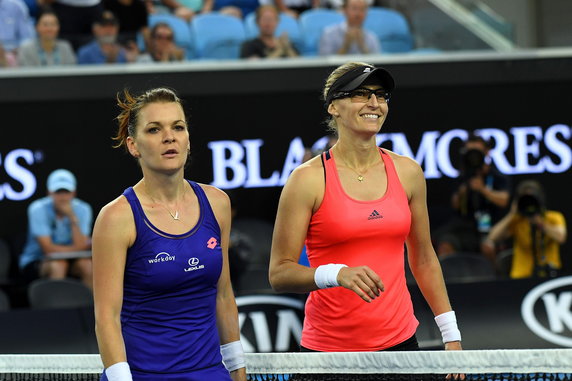 Agnieszka Radwańska i Mirjana Lucic-Baroni