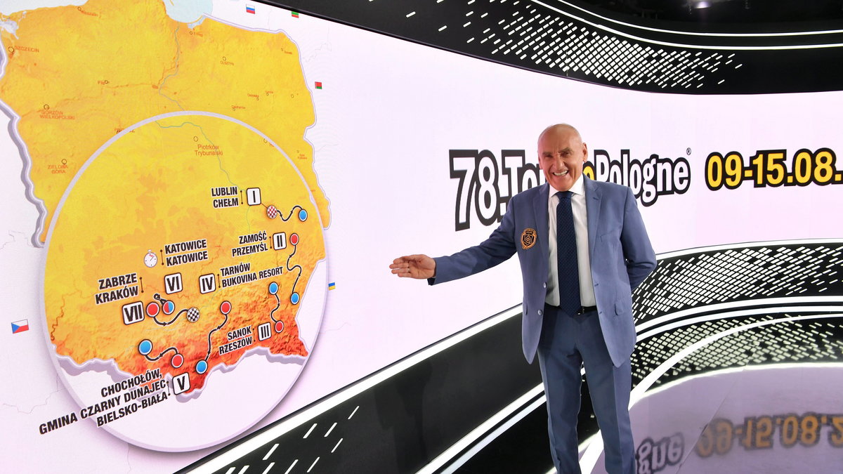 Czesław Lang prezentuje trasę 78. Tour de Pologne