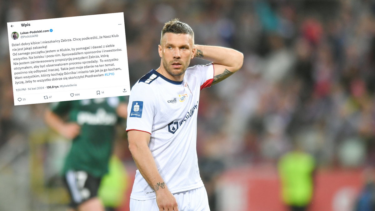 Lukas Podolski odniósł się do propozycji prezydent Zabrza