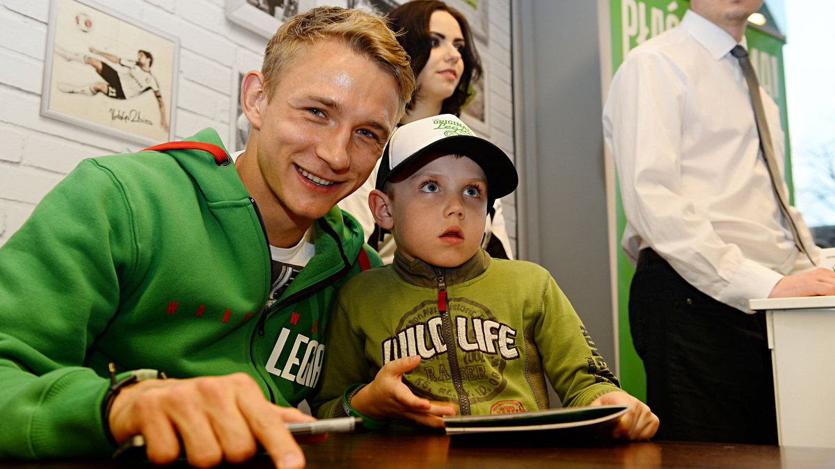 Jakub Rzeźniczak na spotkaniu z fanami