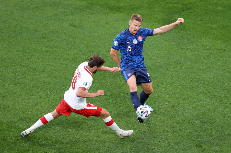 Euro 2020. Polska - Słowacja. Bartosz Bereszyński