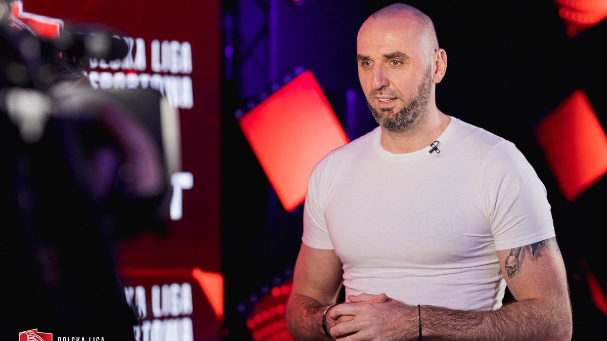 Marcin Gortat na finałach rozgrywek Polskiej Ligi Esportowej