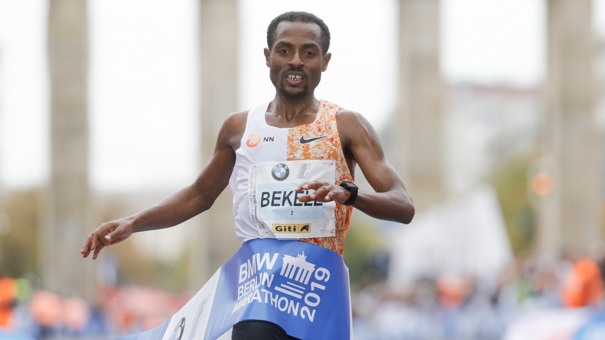 Kenenisa Bekele na mecie w Berlinie