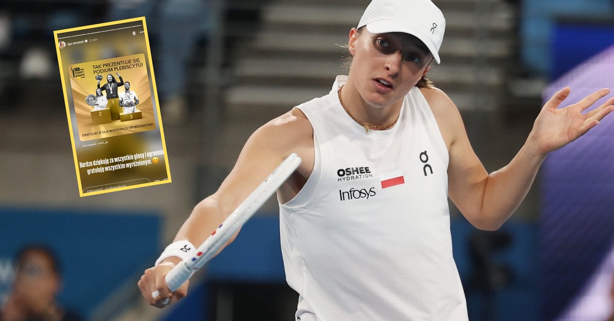 Iga Świątek zabrała głos w sprawie Sportowca Roku. Króciutko