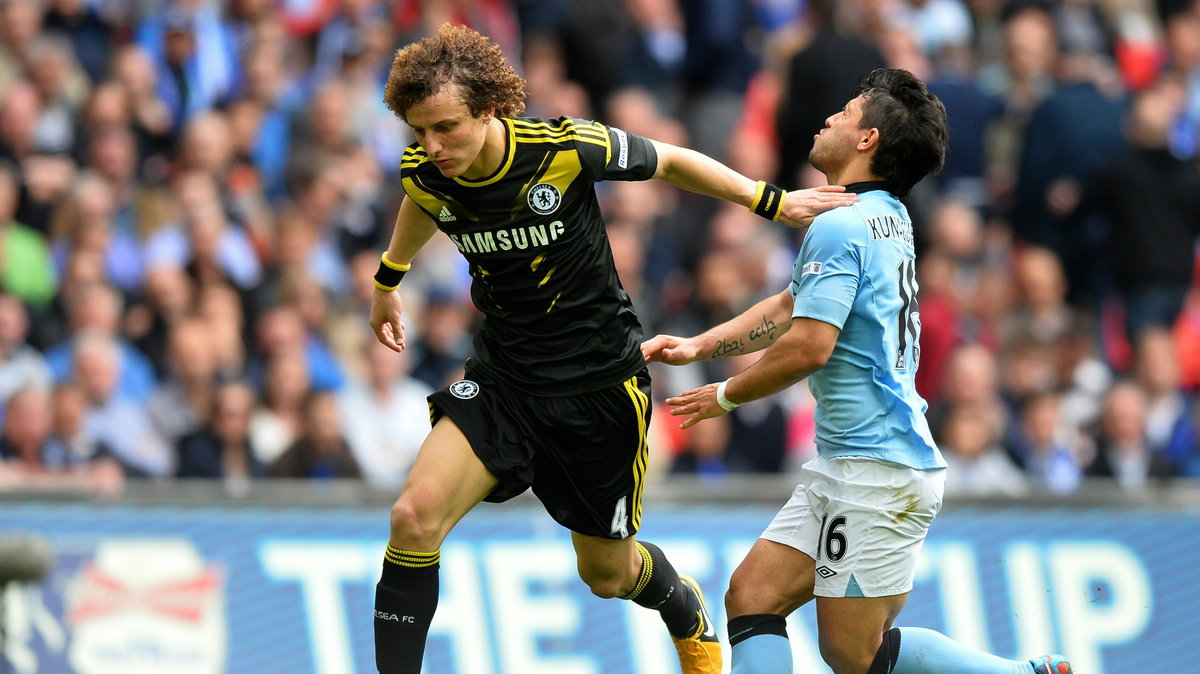 David Luiz (z lewej) i Sergio Aguero