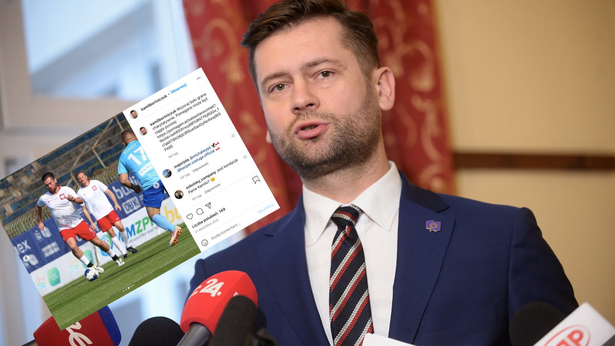 Kamil Bortniczuk przez wiele lat grał w klubie GKS Głuchołazy (screen: Instagram.com/@kamilbortniczuk)