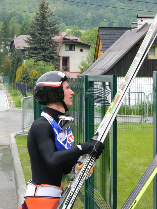 Trening skoczków w Szczyrku