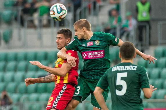 PIŁKARSKA EKSTRAKLASA ŚLĄSK KONTRA KORONA  (Kamil Sylwestrzak Piotr Celeban )