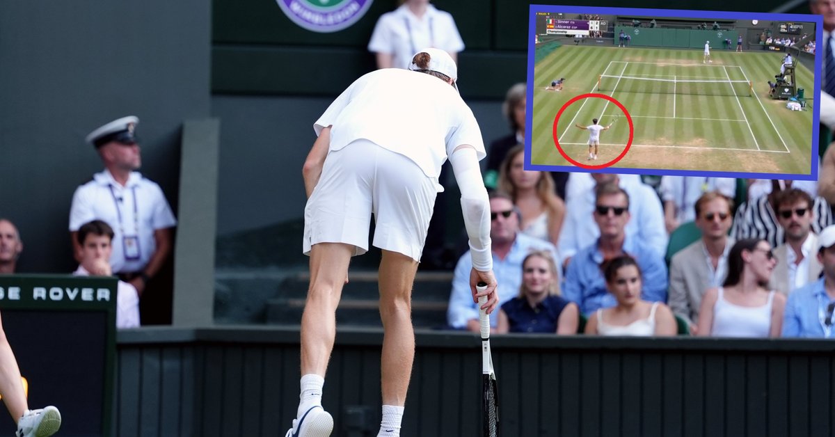 Finał Wimbledonu nagle przerwany. Zaskakujące sceny na korcie