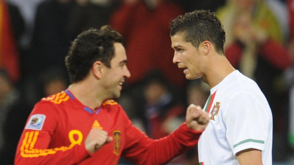 Xavi i Cristiano Ronaldo