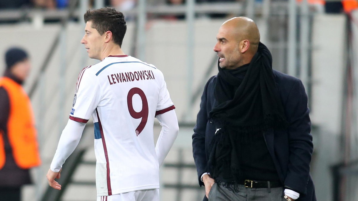 Robert Lewandowski Pep Guardiola