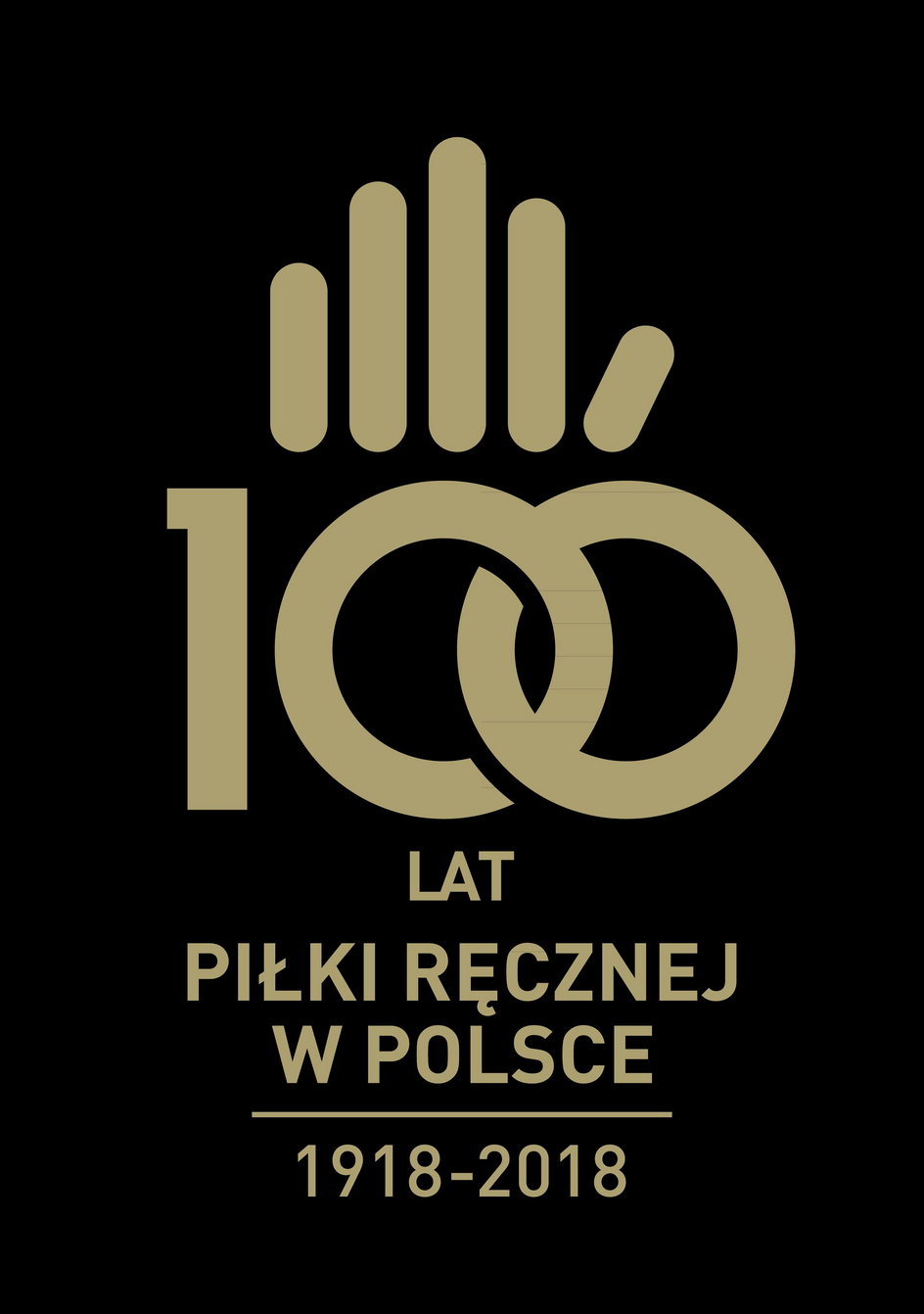 Logo na 100 lat piłki ręcznej w Polsce