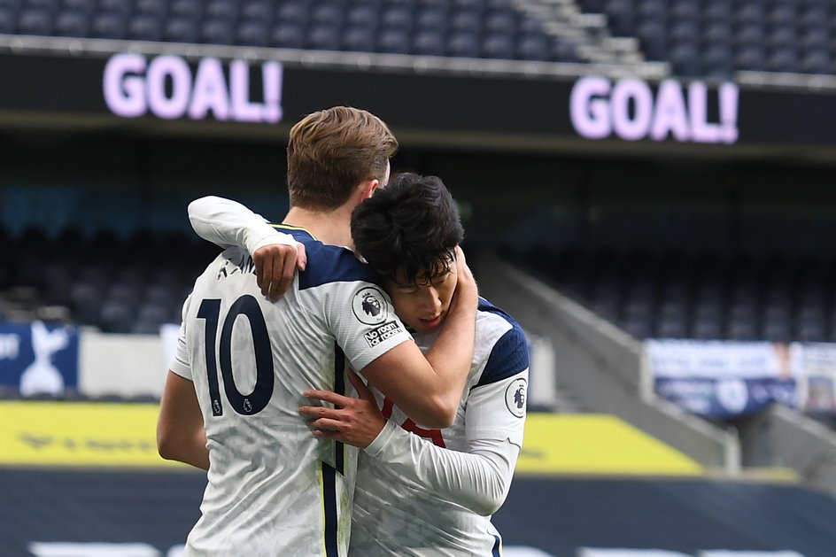 Heung-min Son i Harry Kane to 70% goli Spurs w lidze i blisko 50% trafień ogółem w tym sezonie. Londyńczycy tylko w trzech przypadkach nie zdołali wygrać, jeśli do siatki trafił jeden z nich