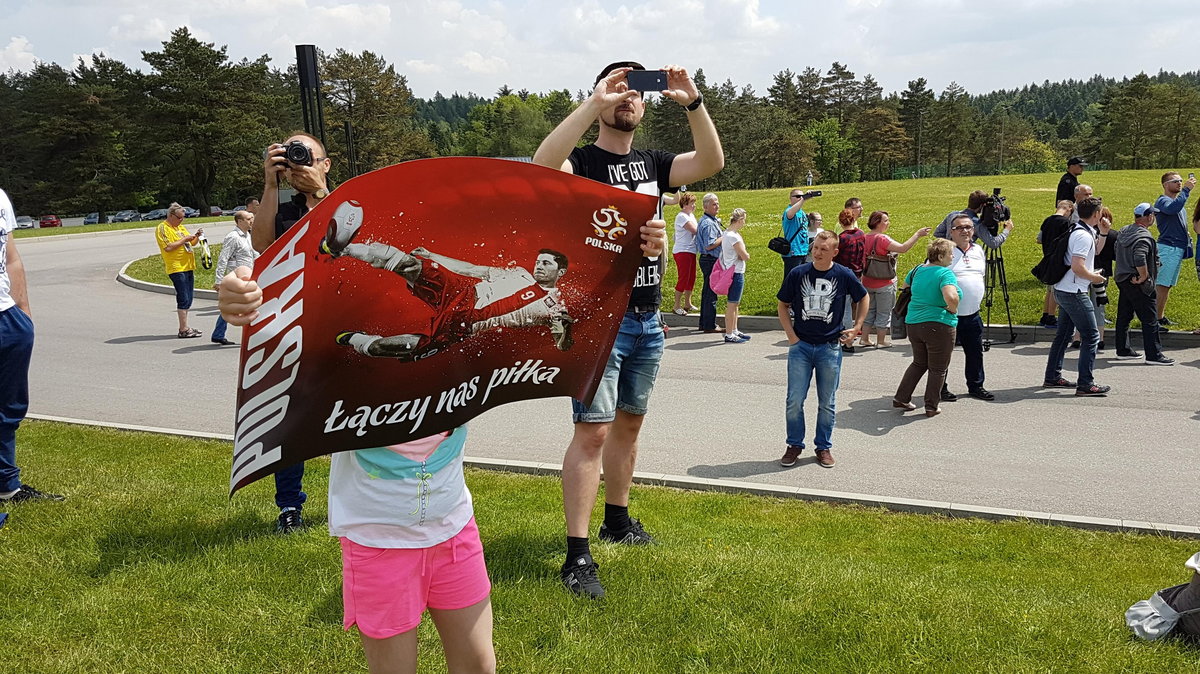 Arłamów – reprezentacja Polski przygotowuje się do Euro 2016. Kibice.