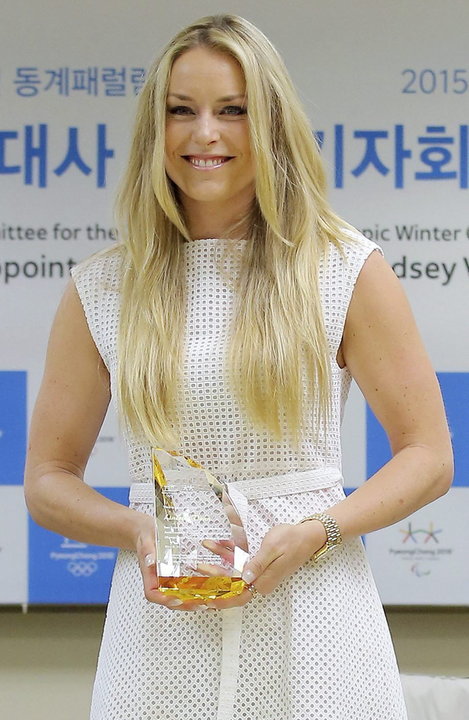 SOUTH KOREA WINTER OLYMPICS 2018 (Lindsey Vonn becomes promotional envoy for PyeongChang 2018)