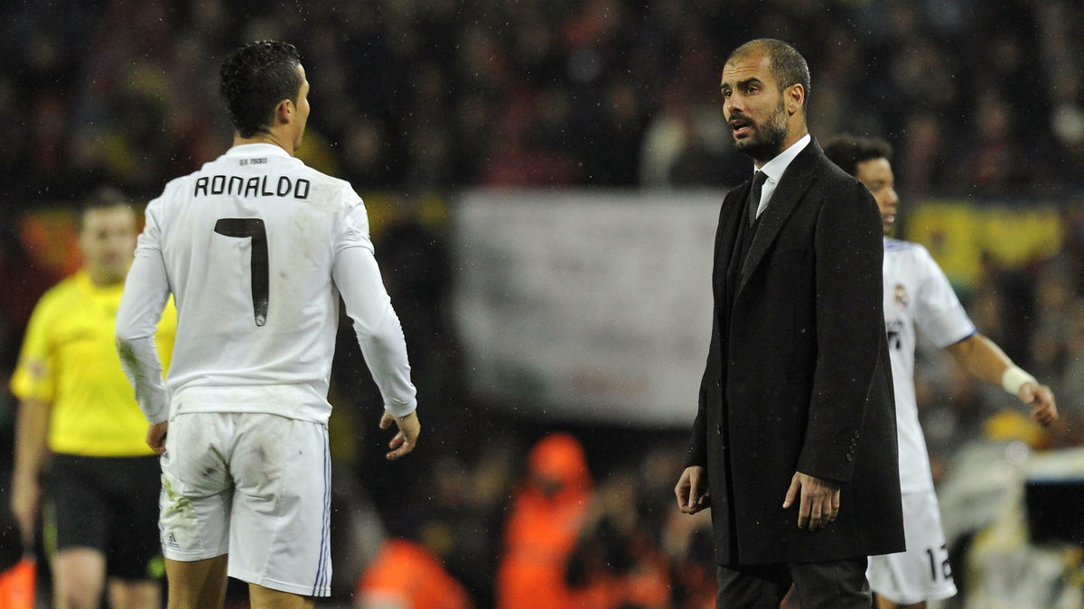 Josep Guardiola i Cristiano Ronaldo