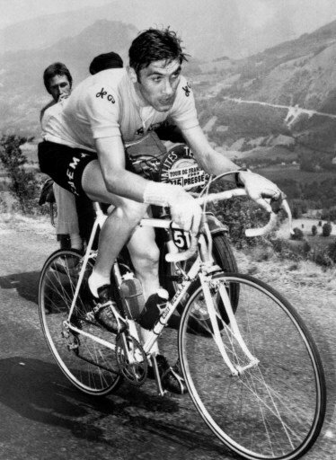 Eddy Merckx podczas 17. etapu Tour de France w 1969 roku