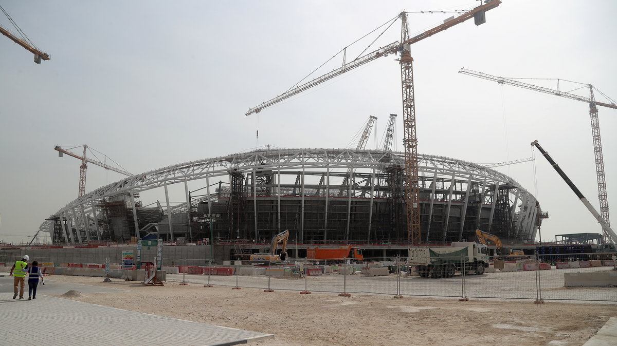 Stadion Al-Wakrah w budowie