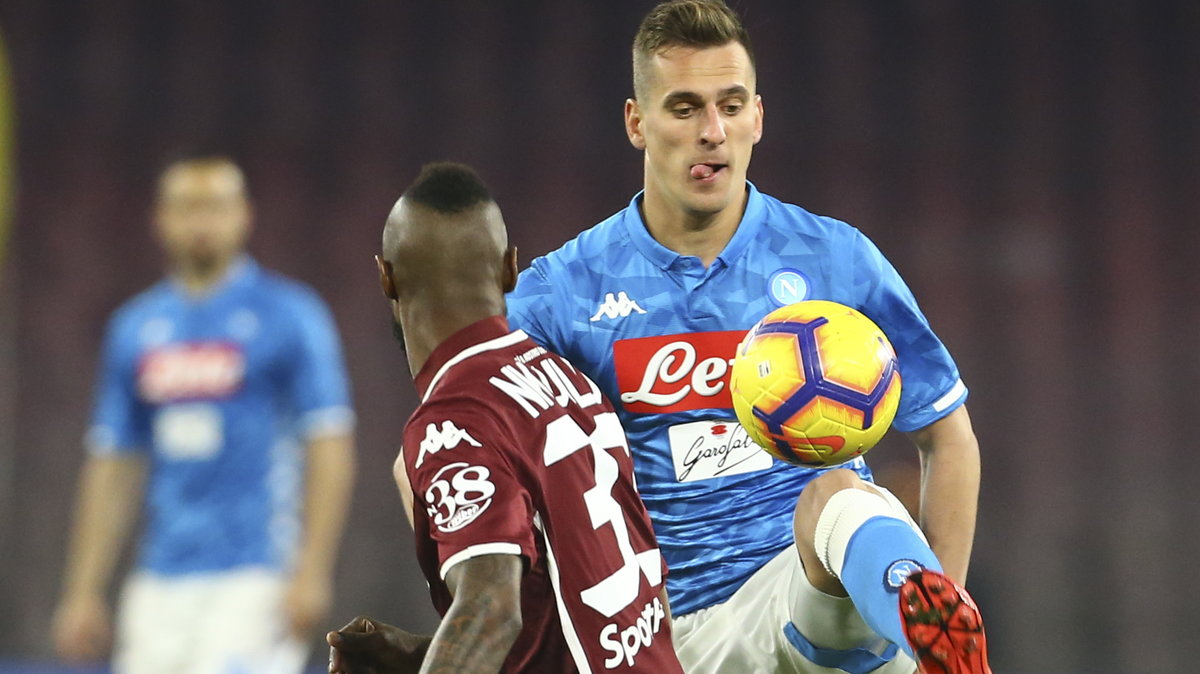 Napoli - Torino. Arkadiusz Milik