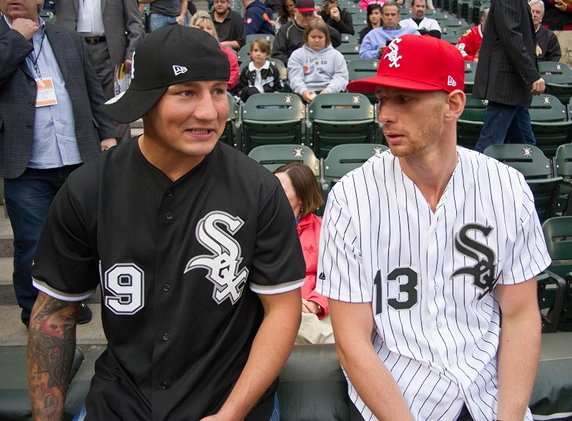 Szpilka, Fonfara i Mollo promują galę boksu na meczu Chicago White Sox