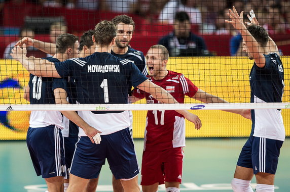 SIATKÓWKA FIVB MISTRZOSTWA ŚWIATA 2014 POLSKA WENEZUELA (Radość Polaków)