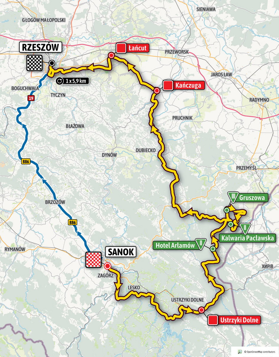 3. etap 78. Tour de Pologne