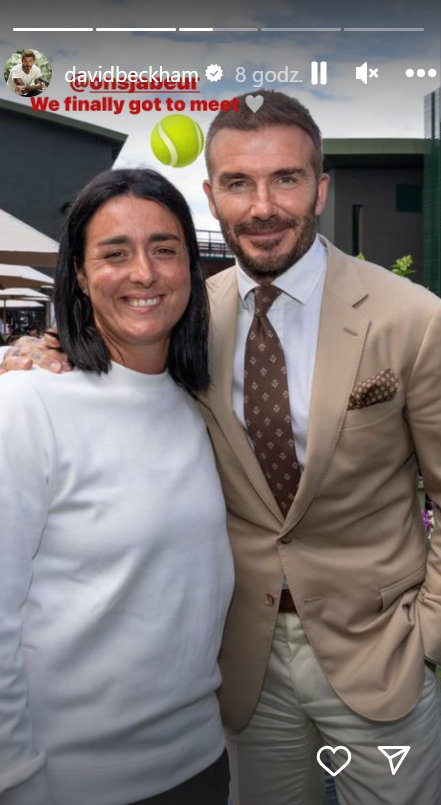 David Beckham i Ons Jabeur