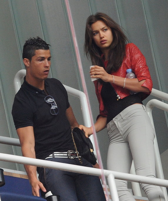 Irina Szejk i Cristiano Ronaldo