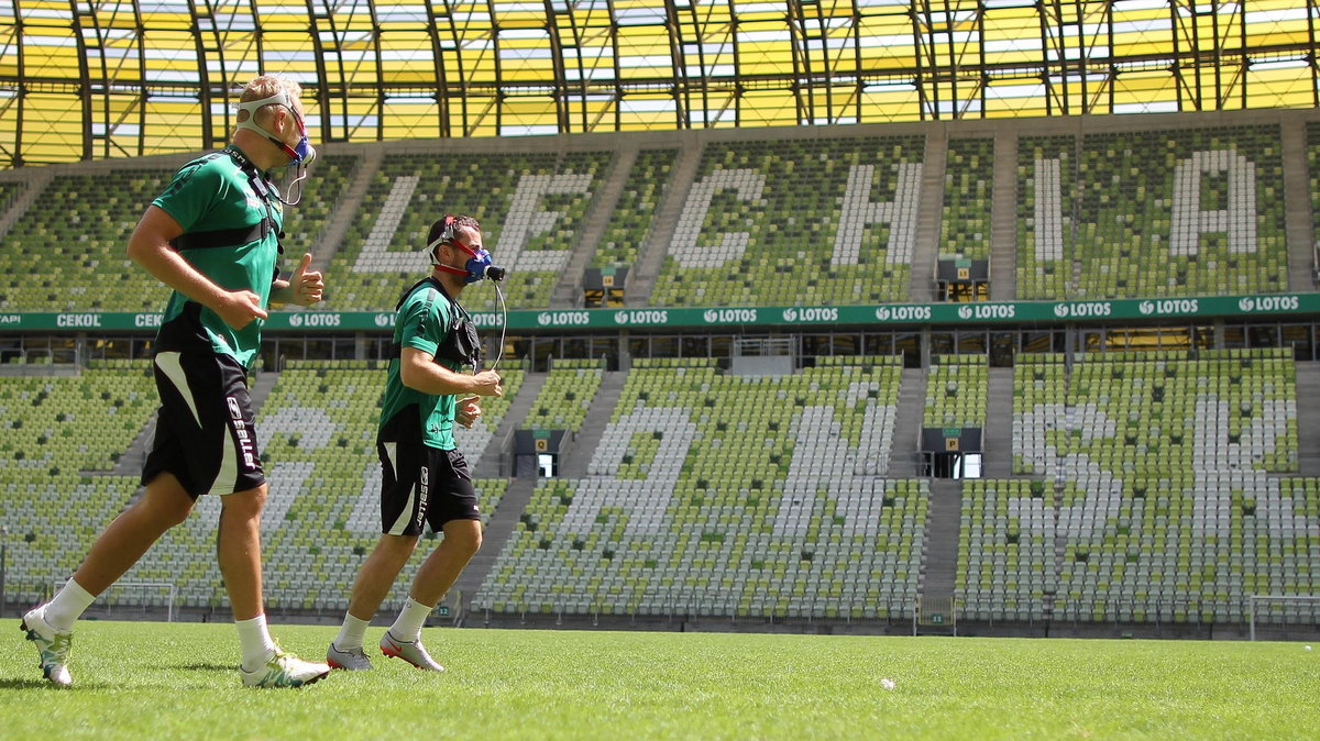 Pilka nozna. Ekstraklasa. Lechia Gdansk. Badania wytrzymalosciowe. 18.06.2016