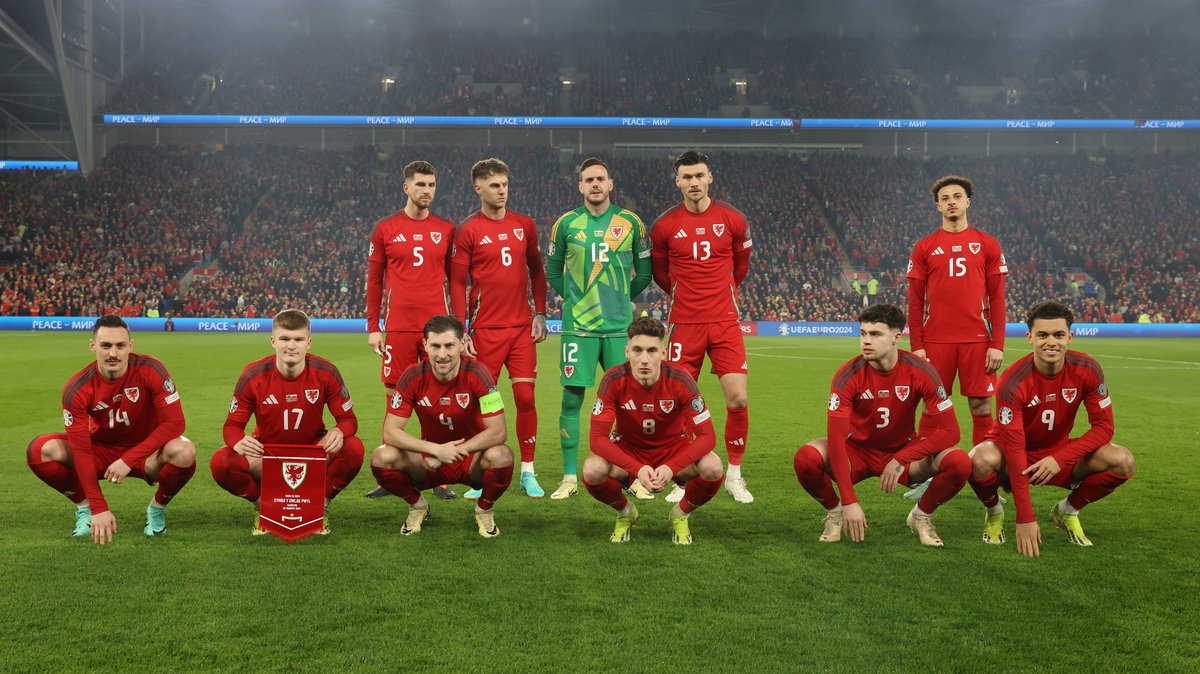 Reprezentacja Walii przed meczem z Polską