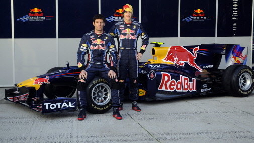 Mark Webber (L) i Sebastian Vettel (P)