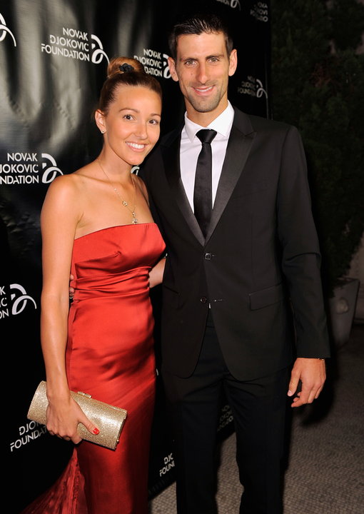 Jelena Ristić i Novak Djoković