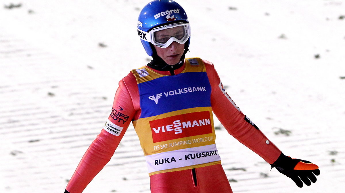 Lider Pucharu Świata w skokach narciarskich Krzysztof Biegun
