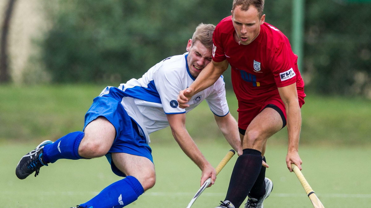 HOKEJ NA TRAWIE FINAL AZS POLITECHNIKA KONTRA GRUNWALD