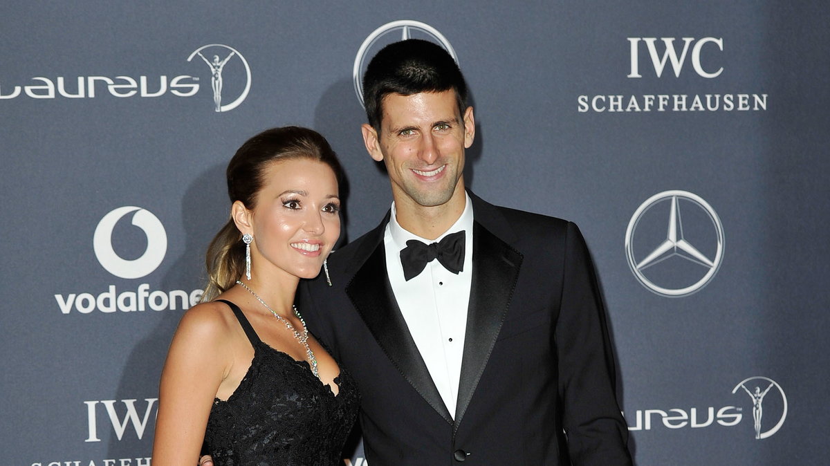 Jelena Ristić i Novak Djoković