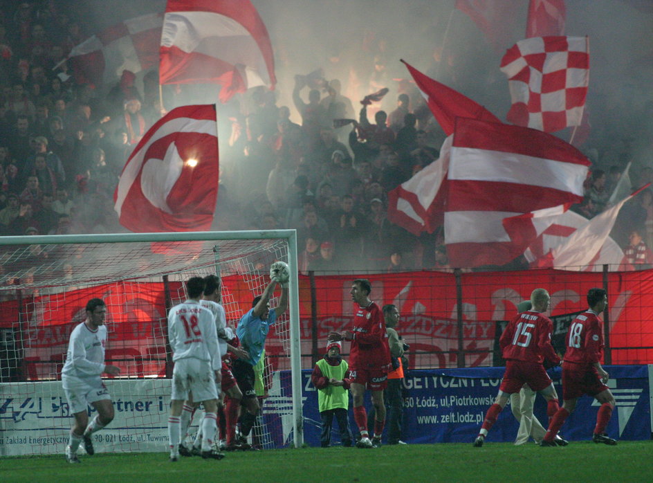 Łódzkim derbom zawsze towarzyszy gorąca atmosfera na trybunach