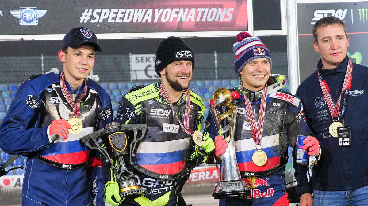 Emil Sajfutdinow, Artiom Łaguta, Jewgienij Sajdulin, reprezentacja Rosji, Speedway of Nations