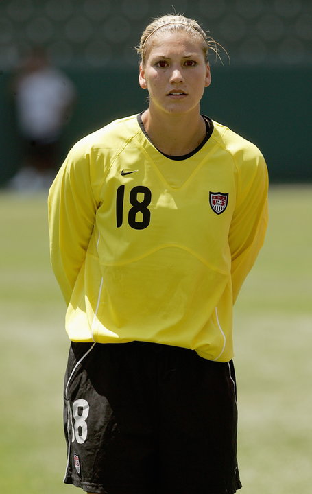 Hope Solo, piłkarka, w 2005 roku