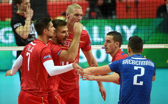 SIATKÓWKA FIVB MISTRZOSTWA ŚWIATA 2014 FRANCJA NIEMCY (Radość Francuzów)