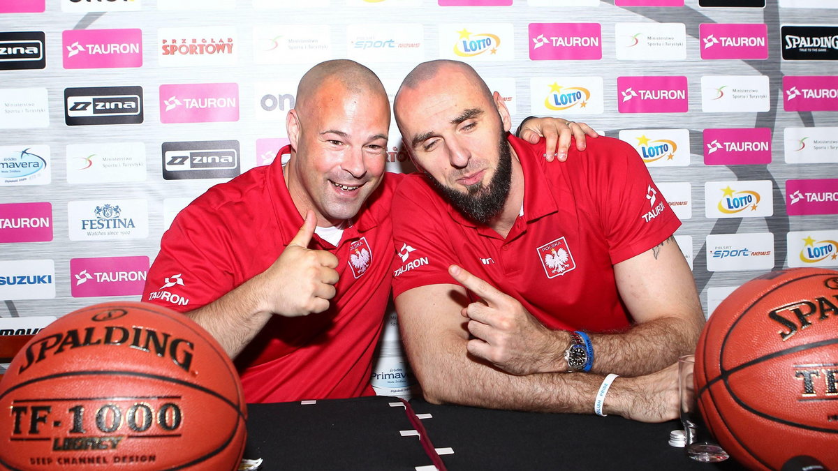 Mike Taylor i Marcin Gortat