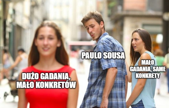 Paulo Sousa na konferencji prasowej. Memy po spotkaniu trenera reprezentacji Polski z mediami