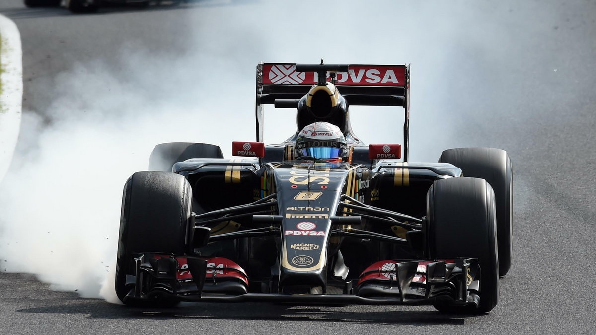 Romain Grosjean z teamu Lotus