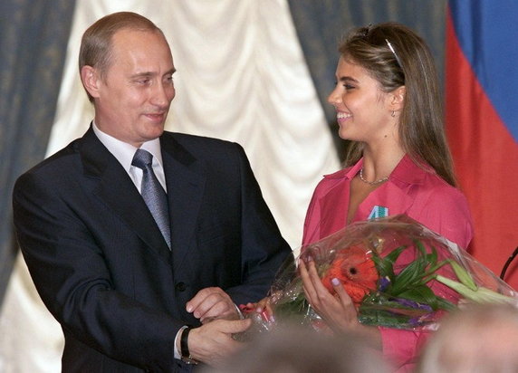 Alina Kabajewa i Władimir Putin