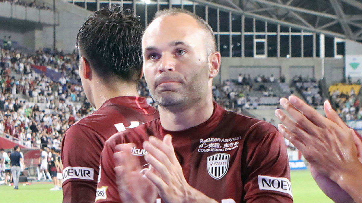 Andres Iniesta w Visselu Kobe